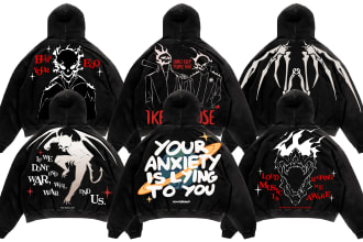 draw and design streetwear for your clothing brand