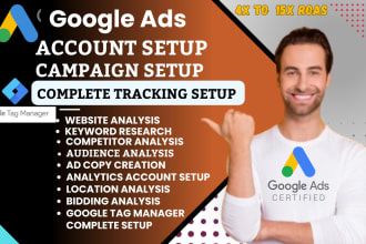 google ads account setup and manage