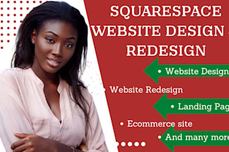 redesign squarespace, squarespace website redesign, design squarespace website