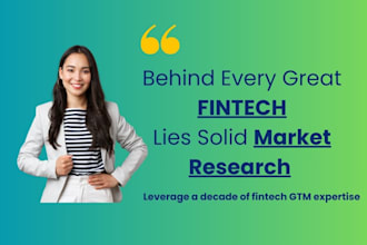 deliver fintech and banking market research analysis