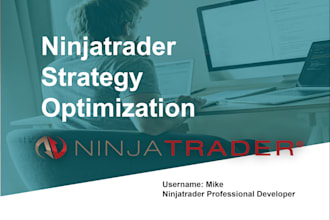 optimize your ninjatrader strategy