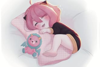 draw anime art, artworks, fanart nsfw or sfw