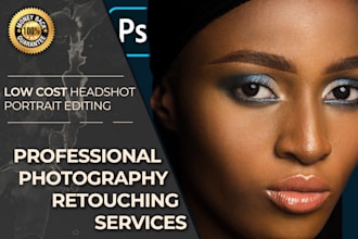 edit, retouch your headshot portrait photos in photoshop