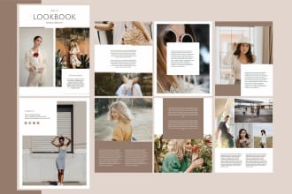 do minimal and clickable look book, product catalogue, line sheet and sell sheet