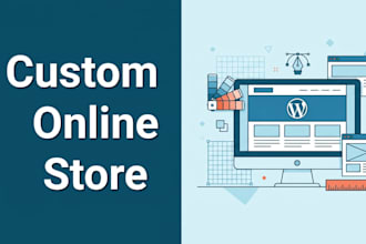 create custom business website or online store