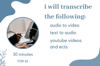 do youtube transcription and transcribe video to audio