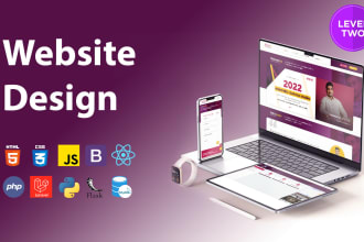 create responsive custom website, web application
