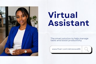be your reliable administrative virtual assistant