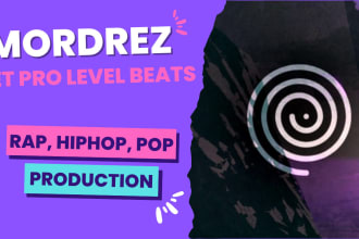 produce professional hiphop, pop, rock, rnb, emo rap beats