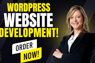 create and design wordpress website, business website, ecommerce website