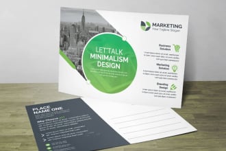 create eddm, postcard, flyer, rack card,