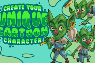 create a cartoon mascot for your brand