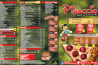 design premium restaurant menu, food menu, pizza menu