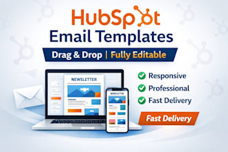 build editable hubspot email templates with drag and drop modules