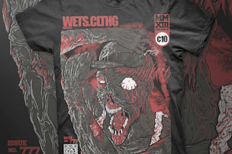 design any type of Tshirt artwork