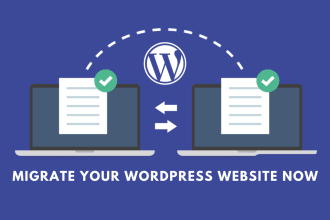 migrate wordpress website to a new hosting or domain