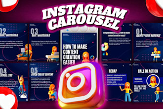 design seamless instagram carousel
