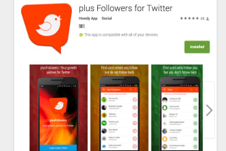 design app screenshots for play store or app store
