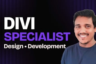 be your divi theme and website developer, designer and wordpress expert