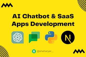 develop ai chatbot ai website ai saas ai app using chatgpt