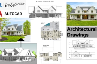 draw floor plan cad drawing for blueprint