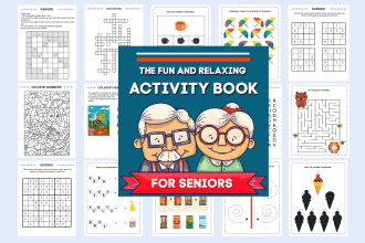 design adult coloring and activity books for amazon kdp