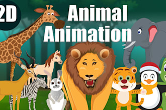 do amazing animal cartoon animation for youtube