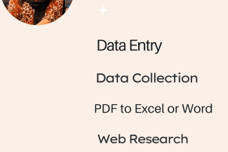 do perfect data entry, convert pdf to word and copy paste