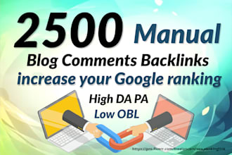 make manually blog comments SEO backlinks