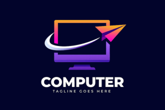 do wonderful computer logo design with unlimited revision