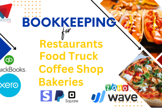 do bookkeeping for restaurants in quickbooks and xero