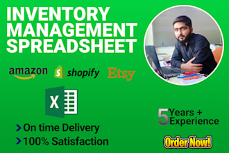 make inventory management spreadsheet