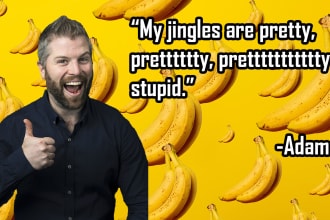 make you a funny radio jingle