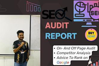 provide full website audit with competitors analysis