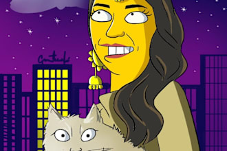 custom illustration vector line and digital art services