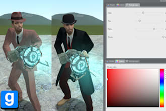 port and edit your playermodel, cars and guns to gmod aka garrys mod