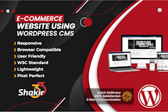 create a basic ecommerce website using wordpress cms