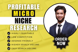 find low competition, high traffic, profitable niche for you