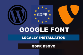 quickly host google fonts on your website typo3 wordpress gdpr dsgvo