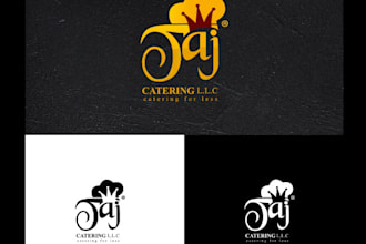 design awesome unique wonderful catering logo