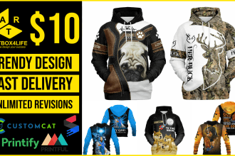 make surprising all over print hoodie, sweatshirt design