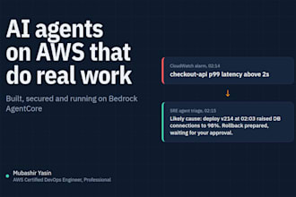 build and deploy an ai agent on AWS bedrock agentcore