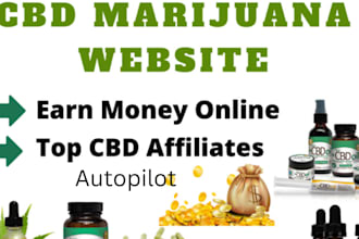 create autopilot cbd marijuana website