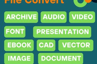 convert different files format
