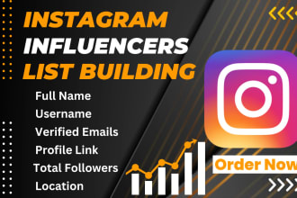 provide you best instagram influencers list for your brand