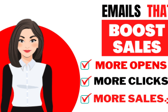 do copywriting for your sales ads email copy and landing pages