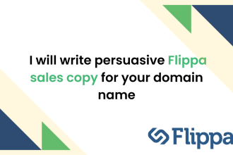 write persuasive flippa sales copy for your domain name