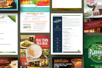 design, format, edit your flyers, documents or stationary