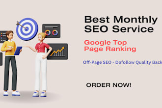 do a monthly SEO campaign 1st page google rankings for your website