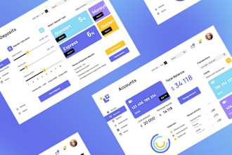 design modern web app, dashboard, desktop app, mobile app